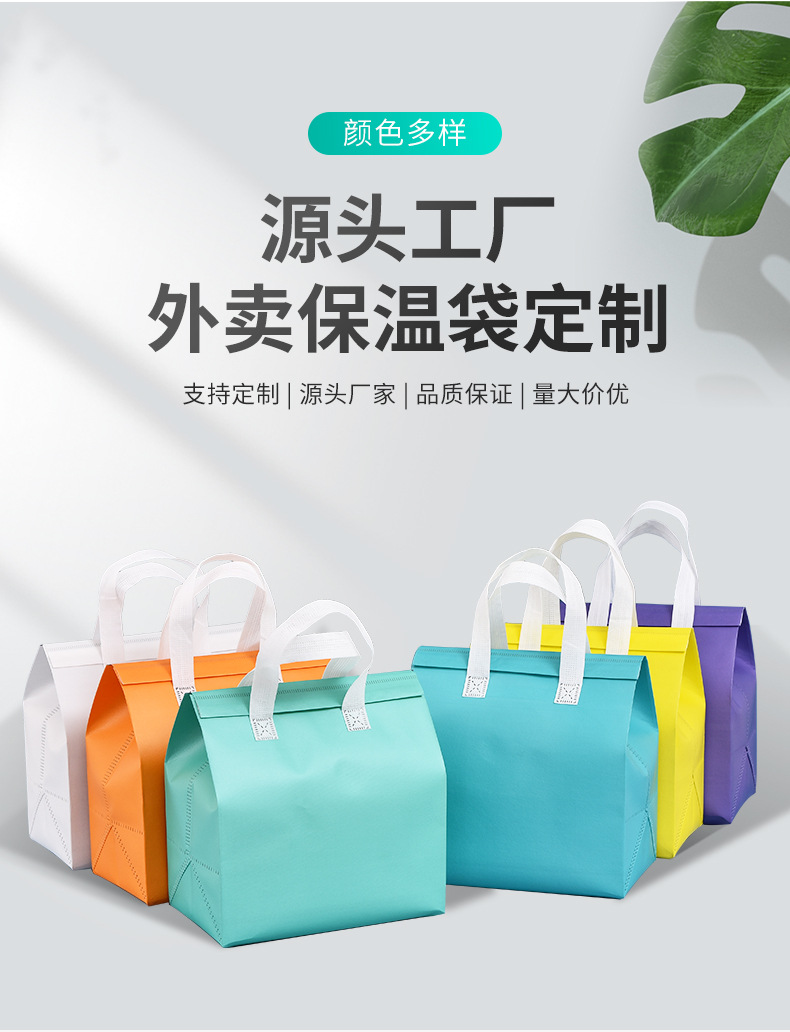 亳州市无纺布保温袋外卖袋